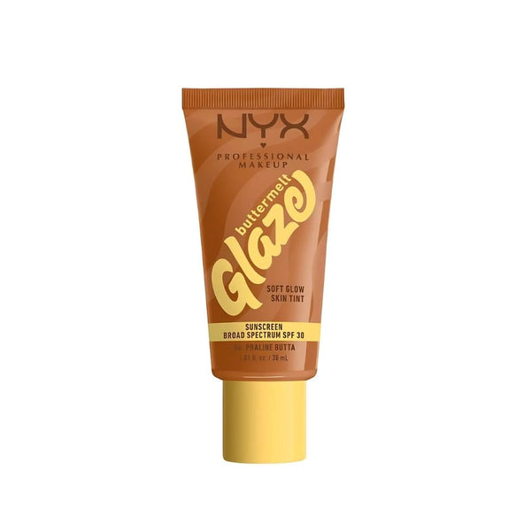NYX Butter Melt Glaze Skin Tint SPF 30 Niacinamide Shea Butter 06 Praline