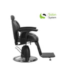 Salon System I-Class 500 Advanced Chair - Black Leather Hydraulic