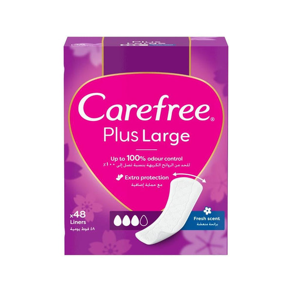 Best Pantyliners Large Fresh Scent Carefree 48 Count