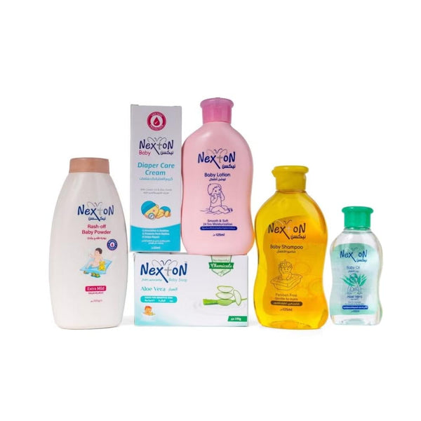 Nexton Newborn Baby Gift Set Medium Shampoo Lotion Powder