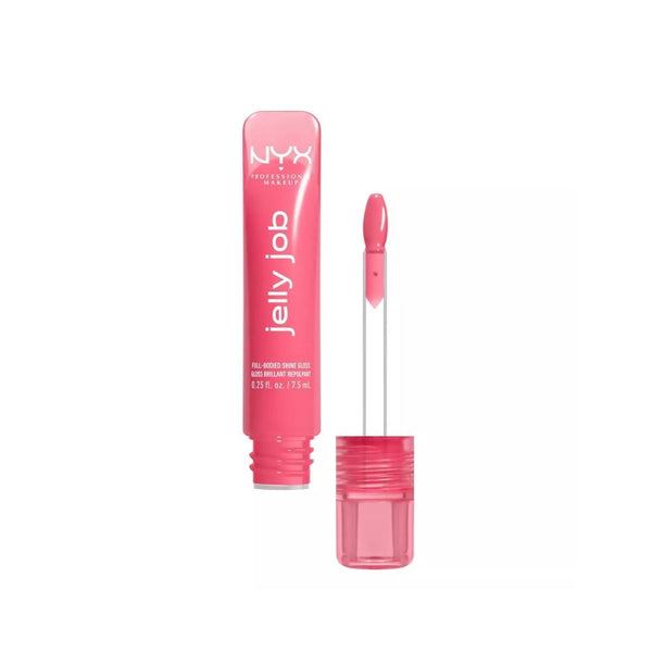NYX Jelly Job Peptide Lip Gloss Glassy Shine Jelly Blush 07