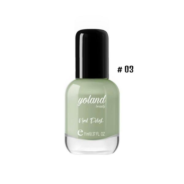 Yolande Beauty Nail Polish 03 - Quick-Drying, Glossy Finish