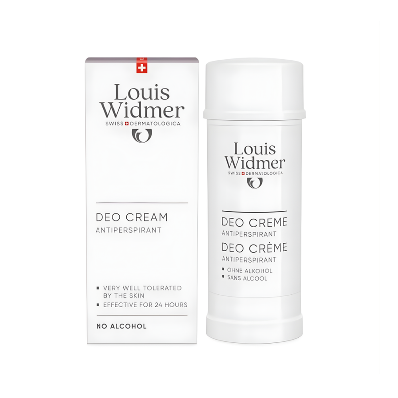 Best Antiperspirant Cream 24 Hour Protection Sensitive Skin Louis Widmer 40ml