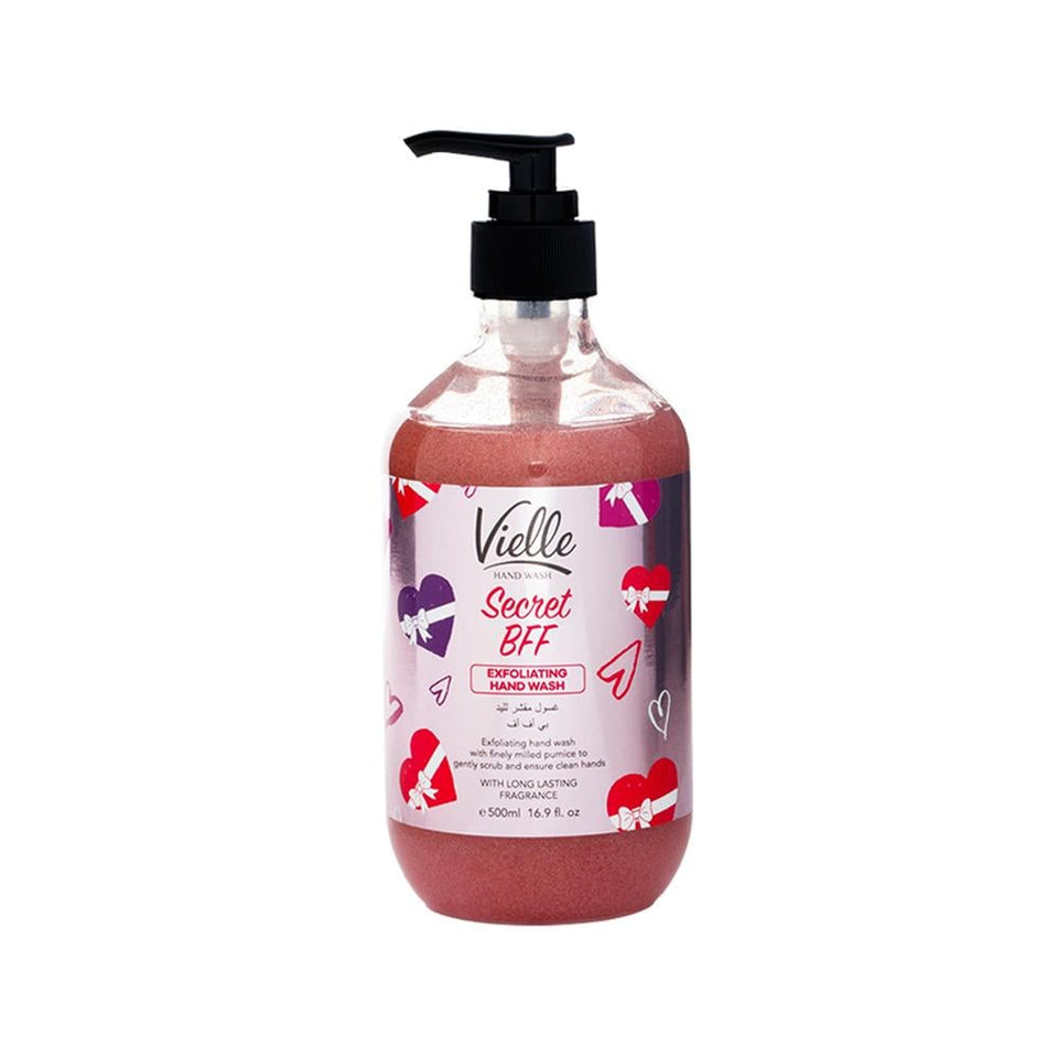 Vielle Exfoliating Hand Wash BFF Hand & Body Cleanser Fresh Scent 500ml