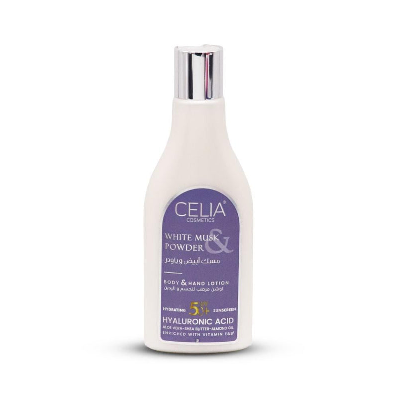 Moisturizing Lotion with SPF 50+ White Musk & Powder Celia 200ml