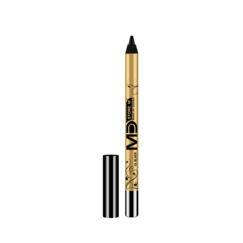 Md Creamy Waterproof Eyeliner Pencil in Black, Vegan & Organic