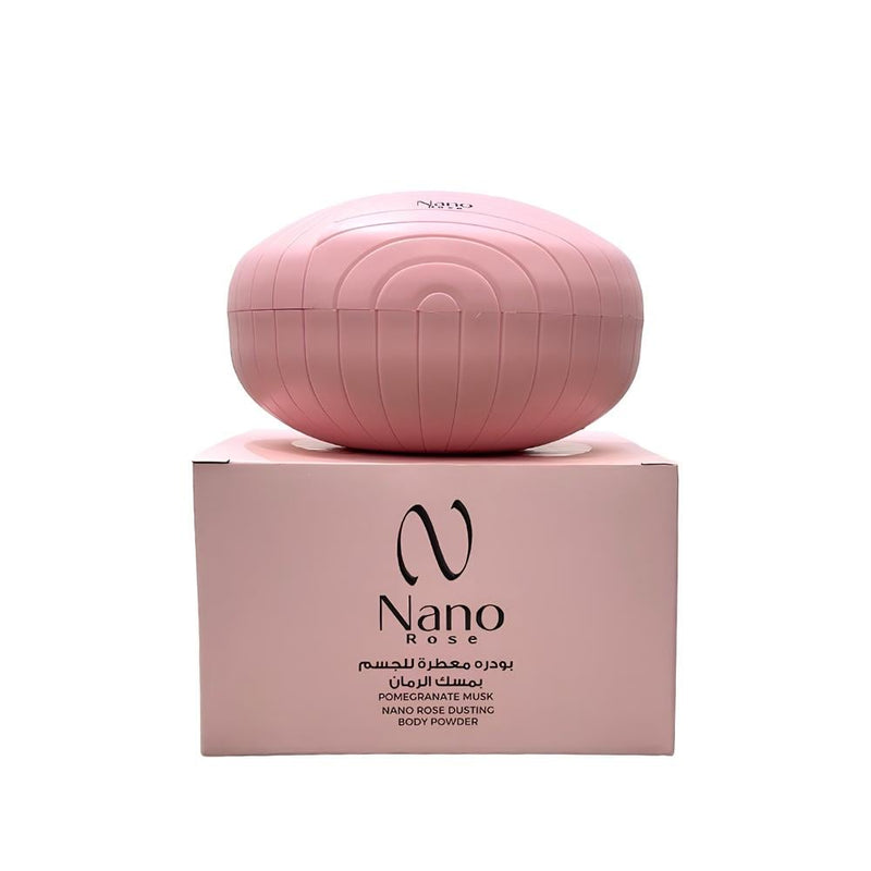 Perfumed Body Powder Musk and Pomegranate Scent Nano Rose 200g