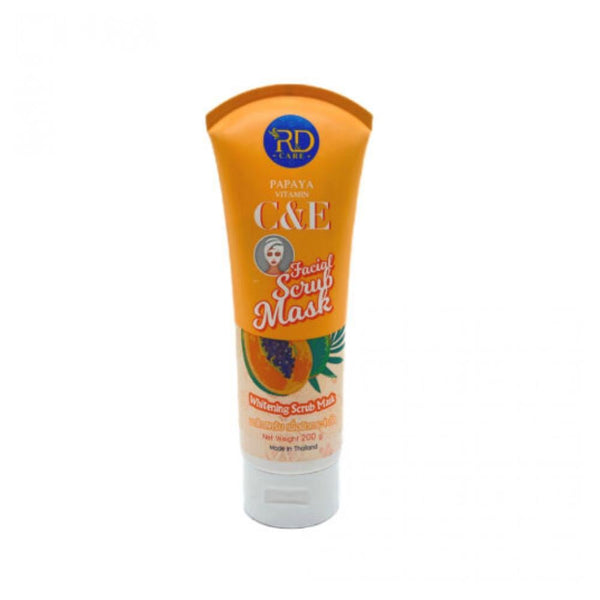 R&d Care Papaya and Glutathione Facial Scrub Mask, 200g