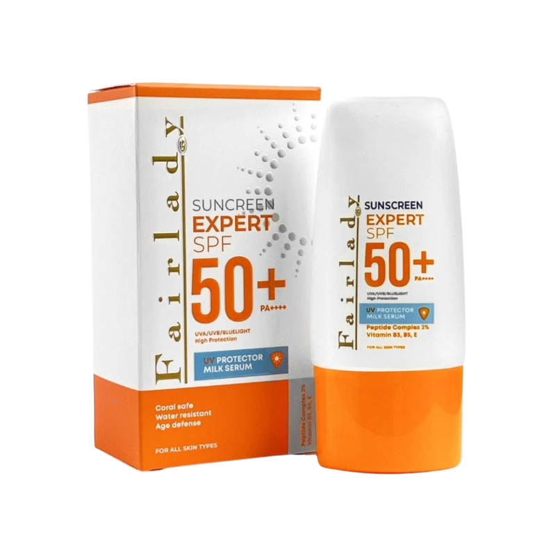Fair Lady Sunscreen Cream SPF 50 for UVA UVB Protection, 50ml