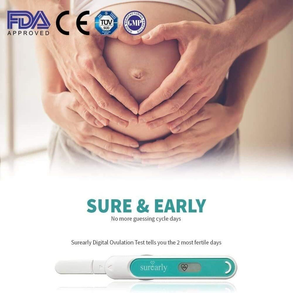 Surely Digital Ovulation Test for Fertility Tracking Accurate Results 20 Tests