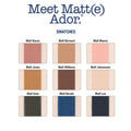 The Balm Meet Matt(e) Adore Eyeshadow Palette, 9 Matte Shades