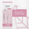 Best Slanted Tweezers Precision Hair Removal Stainless Steel Titania 1 Count