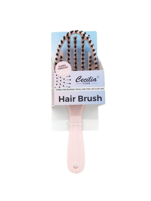 Hair System Hair Brush BK25-137 Flexible Bristle Detangling Brush