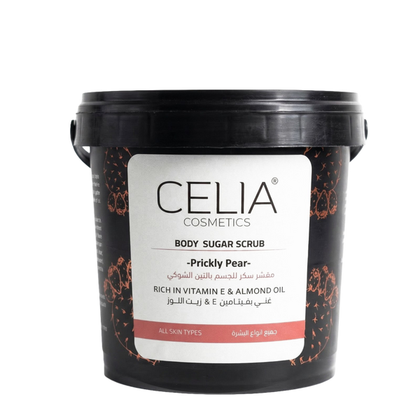 Sugar Oil Body Scrub Deep Moisturising Prickly Pear Celia 600g