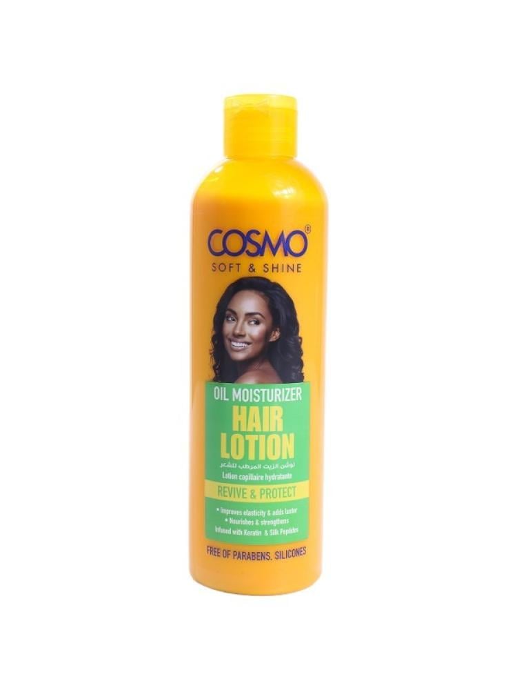 Cosmo Soft & Shine Hair Lotion - Keratin & Papaya Extract, Moisturizing, 250ml