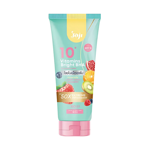 Best Permanent Skin Whitening Body Lotion 10 Vitamins BHA Joji Secret 330ml