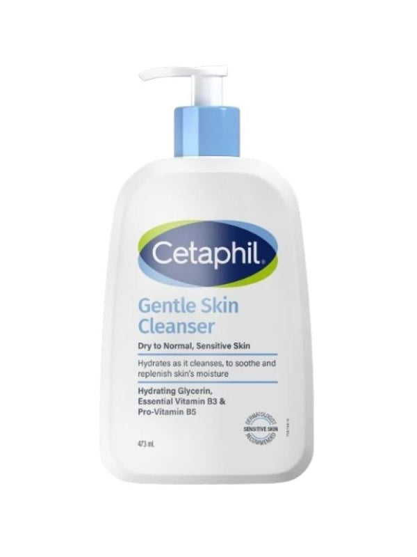 Cetaphil Facial Cleanser Gentle Cleansing Wash Hydrating 473ml