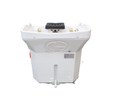 Salon System W220 Portable Hair Washing Basin with Wheels - White