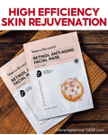 Retinol & Niacinamide Sheet Mask for Radiant Skin by Vibrant Glamour 25ml