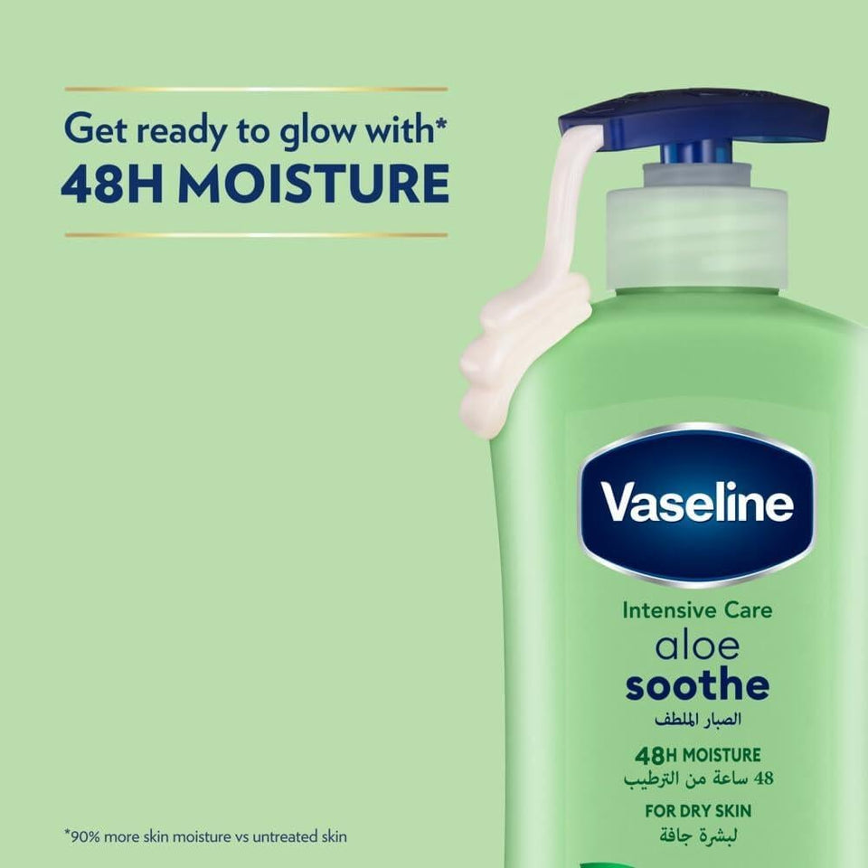 Vaseline Intensive Care Aloe Soothe Body Lotion for Dry Skin 400ml