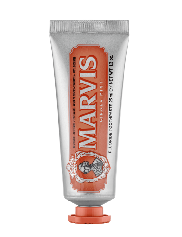 Best Toothpaste For Sensitive Teeth 2022 Ginger Mint Enamel Care Marvis 25ml