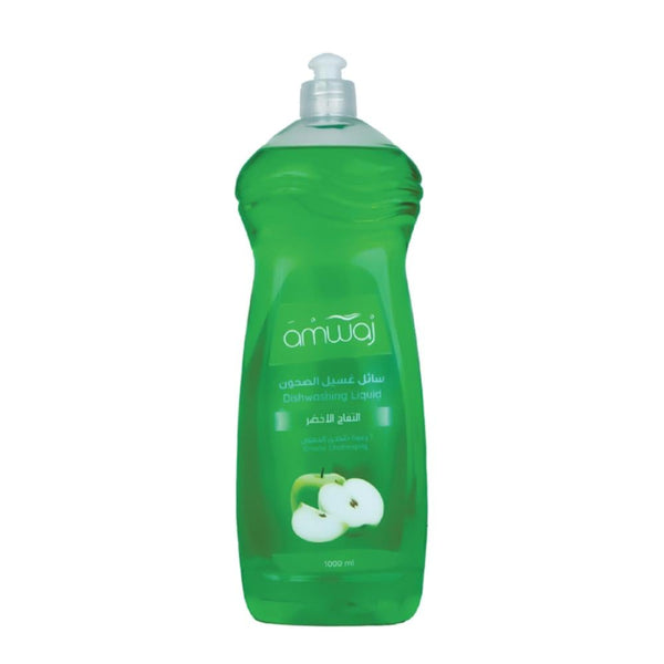 Amwaj Apple Scent Dish Soap Concentrated Liquid 1 Liter