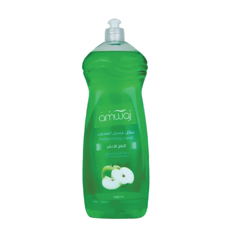 Amwaj Apple Scent Dish Soap Concentrated Liquid 1 Liter