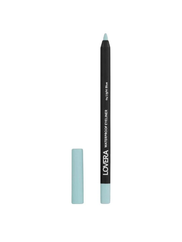 Waterproof Eyeliner Pencil Sky Blue 04 Long-Lasting Lovera 1.2g