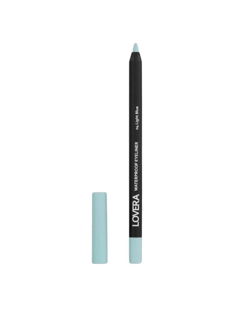 Waterproof Eyeliner Pencil Sky Blue 04 Long-Lasting Lovera 1.2g