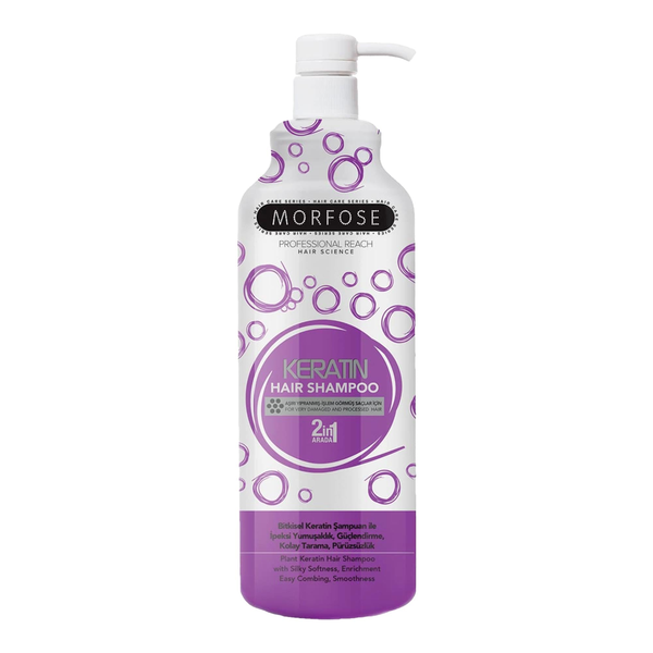 2 in 1 Shampoo and Conditioner for Curly Hair Keratin Formula Morfose 1000ml