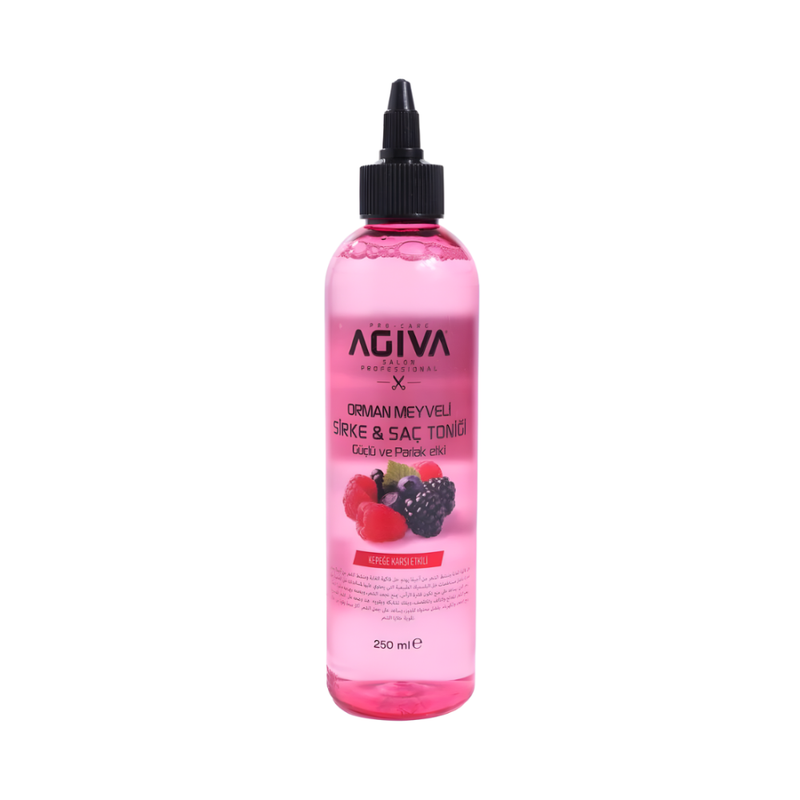 Hair Tonic for Dandruff Scalp Cleansing Raspberry Vinegar Agiva 250ml