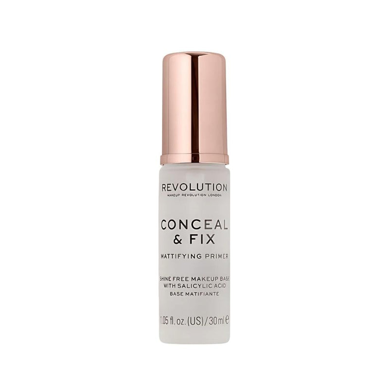 Revolution Conceal & Fix Sheer Matte Face Primer with Salicylic Acid, 30ml