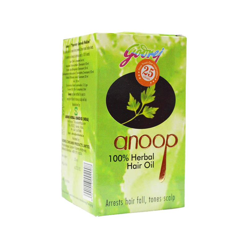 Godrej Anup Indian Hair Oil for Scalp Care and Hair Regrowth, 50ml