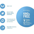 Pressed Setting Powder Lightweight Matte Finish Rimmel London Kind & Free 020 Light 10g