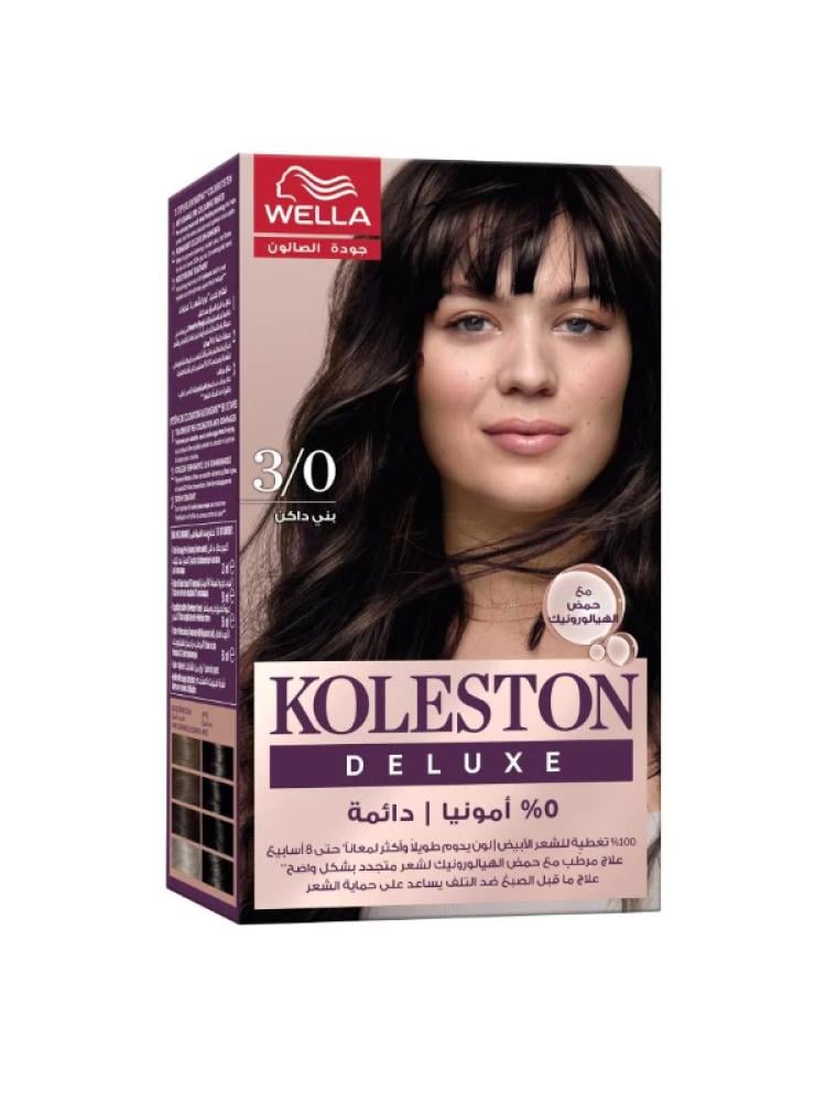 Koleston Naturals 3/0 Dark Brown Hair Color Kit