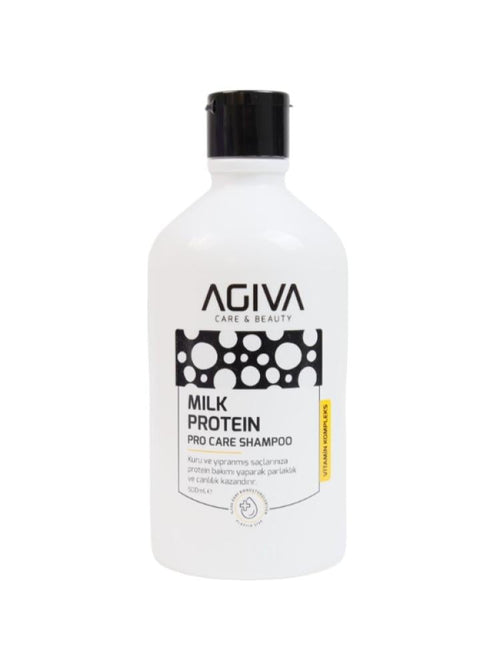 Milk Protein Shampoo for Dry Damaged Hair Restorative Agiva 500ml