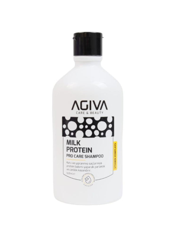 Milk Protein Shampoo for Dry Damaged Hair Restorative Agiva 500ml