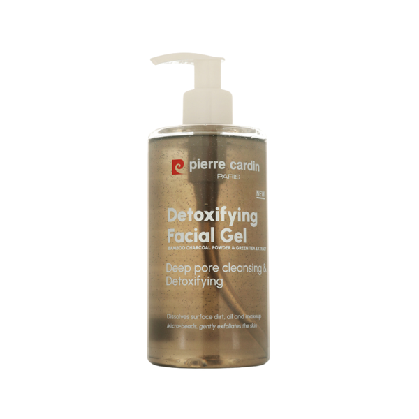 Pierre Cardin Detox Cleansing Gel with Activated Charcoal & Green Tea, 350ml