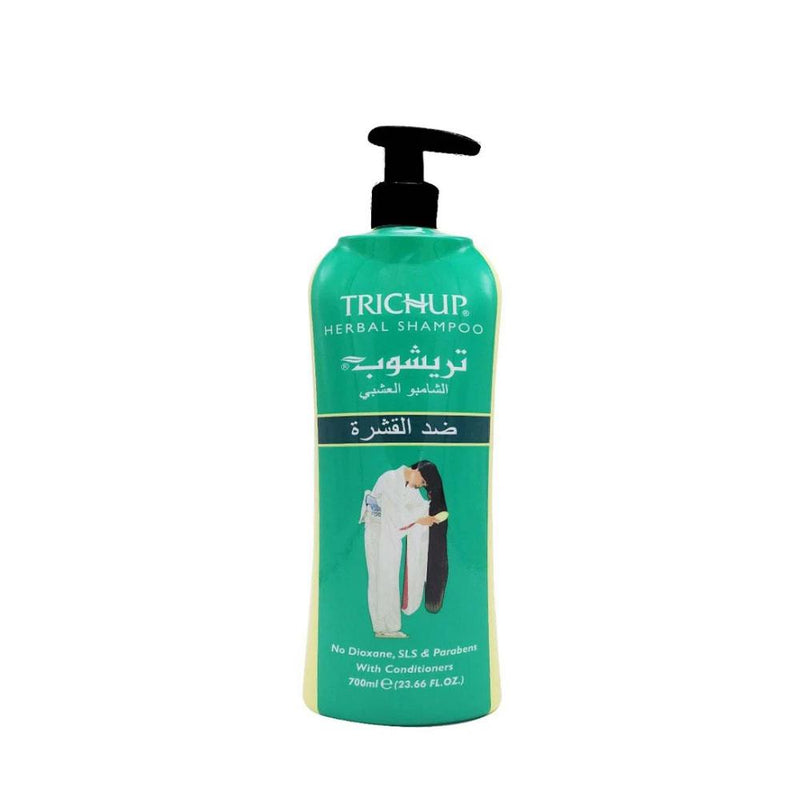 Herbal Shampoo for Dandruff Neem Amla and Henna Extract Trichup 700ml
