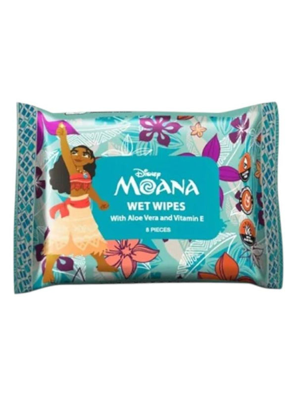 FabLab Disney Mona Baby Wipes with Aloe Vera & Vitamin E - 8 Packs of 8 Wipes