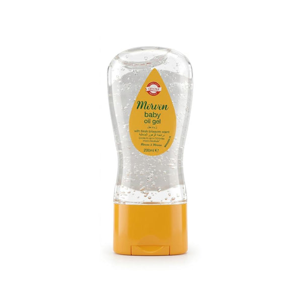 Baby Oil Gel Moisturizing Fresh Floral Scent Morvon 200ml
