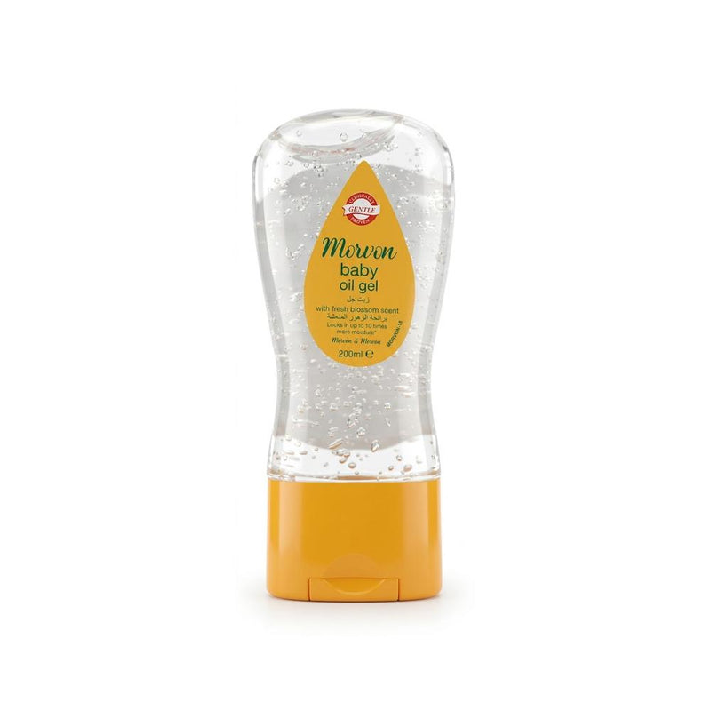 Baby Oil Gel Moisturizing Fresh Floral Scent Morvon 200ml