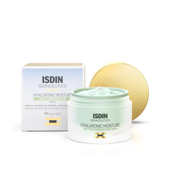 Face Cream for Dry Skin Hyaluronic Moisture Oily Combination ISDIN 50g