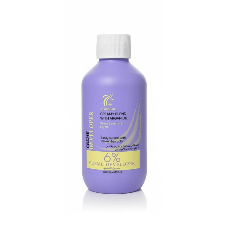 Top Rated Hair Developer 6% Creamy Argan Oil Blonde Hair 120ml