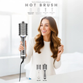 Rebune RE-2199 3-in-1 Hair Dryer, Styler, and Straightener, 1200W, Gray