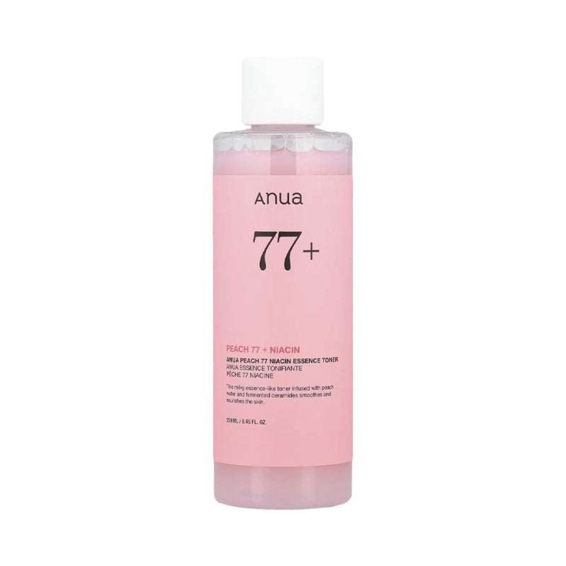 Face Toner Peach 77% Niacin Essence Brightening Hydrating Anua 250ml