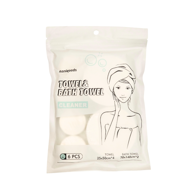 Mini Good Compressed Cotton Towels 4 Face 2 Body