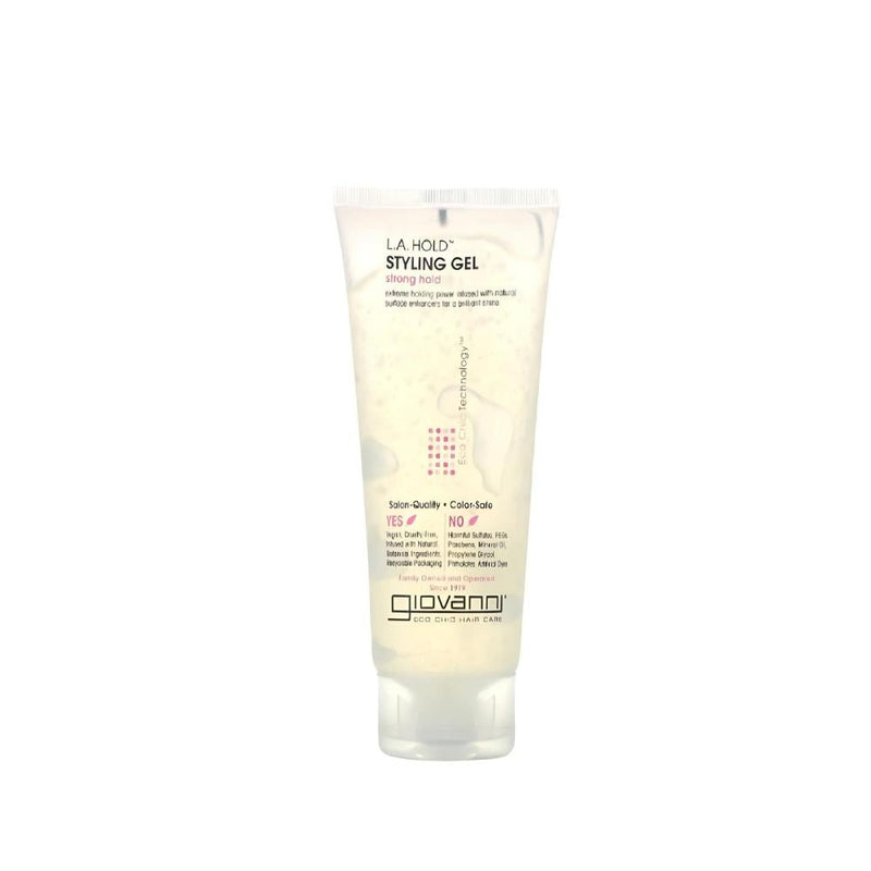 LA Hold Styling Gel Natural Strong Hold Eco-Chek Giovanni 60ml