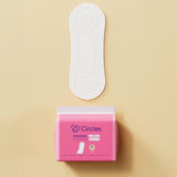 Circles Organic Cotton Regular Sanitary Pads Ultra Soft with Wings 20 Pads