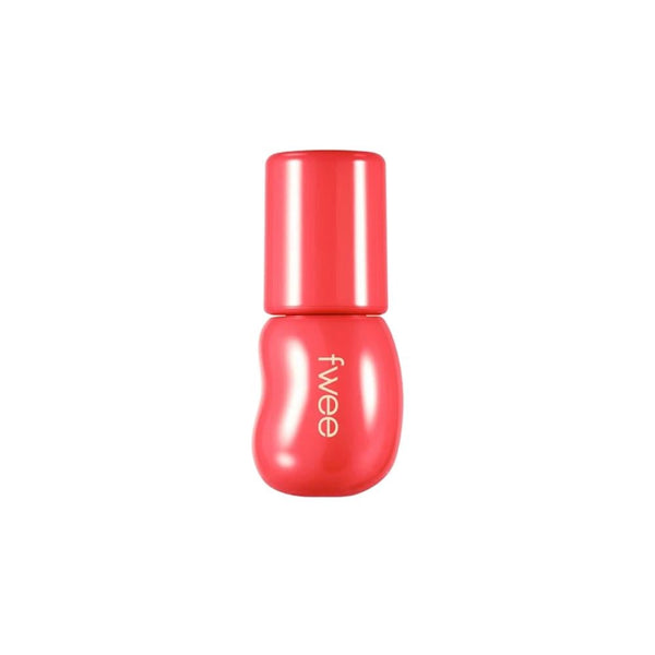 Fwee 3D Lip Gloss B02 Sorbet, 70% Color Intensity, Plumping Formula, Non-Sticky